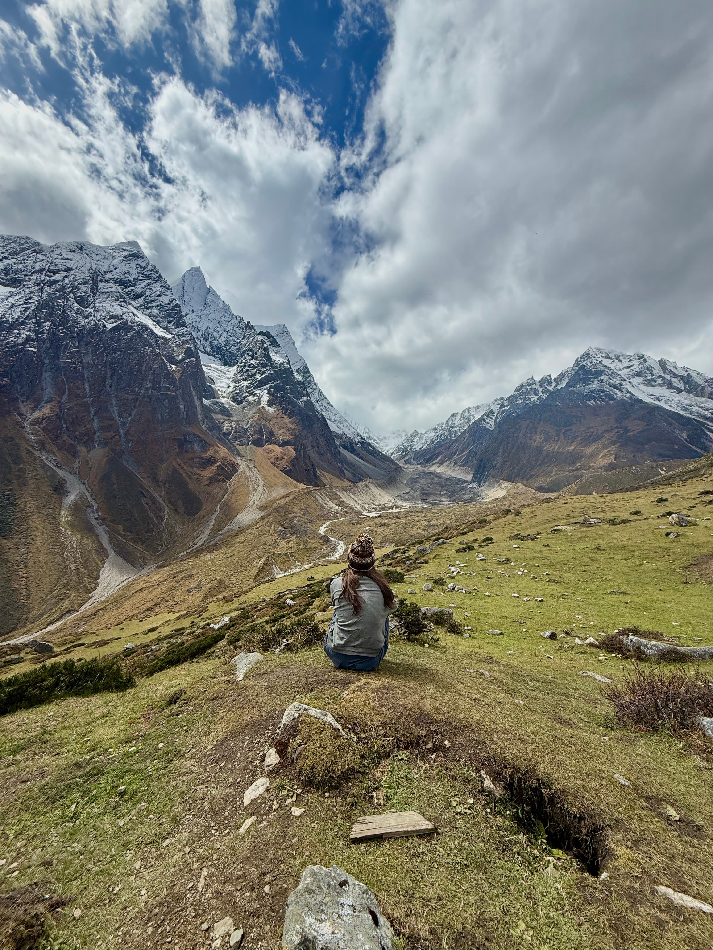 It looks like I'm enjoying the view but I'm actually posing for a picture