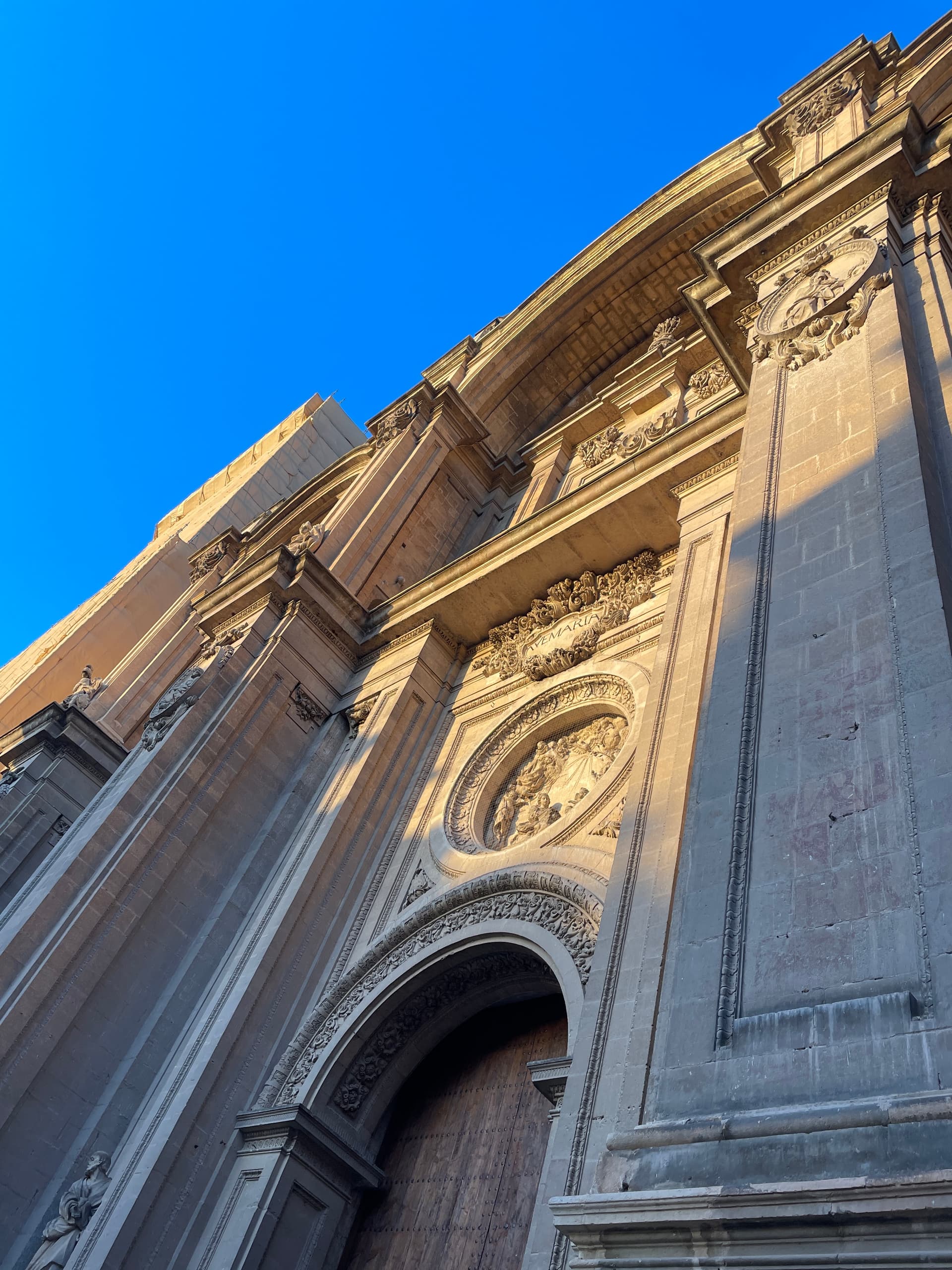 Beautiful cathedral in Malaga 